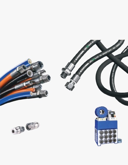 Hydraulic hoses and fittings